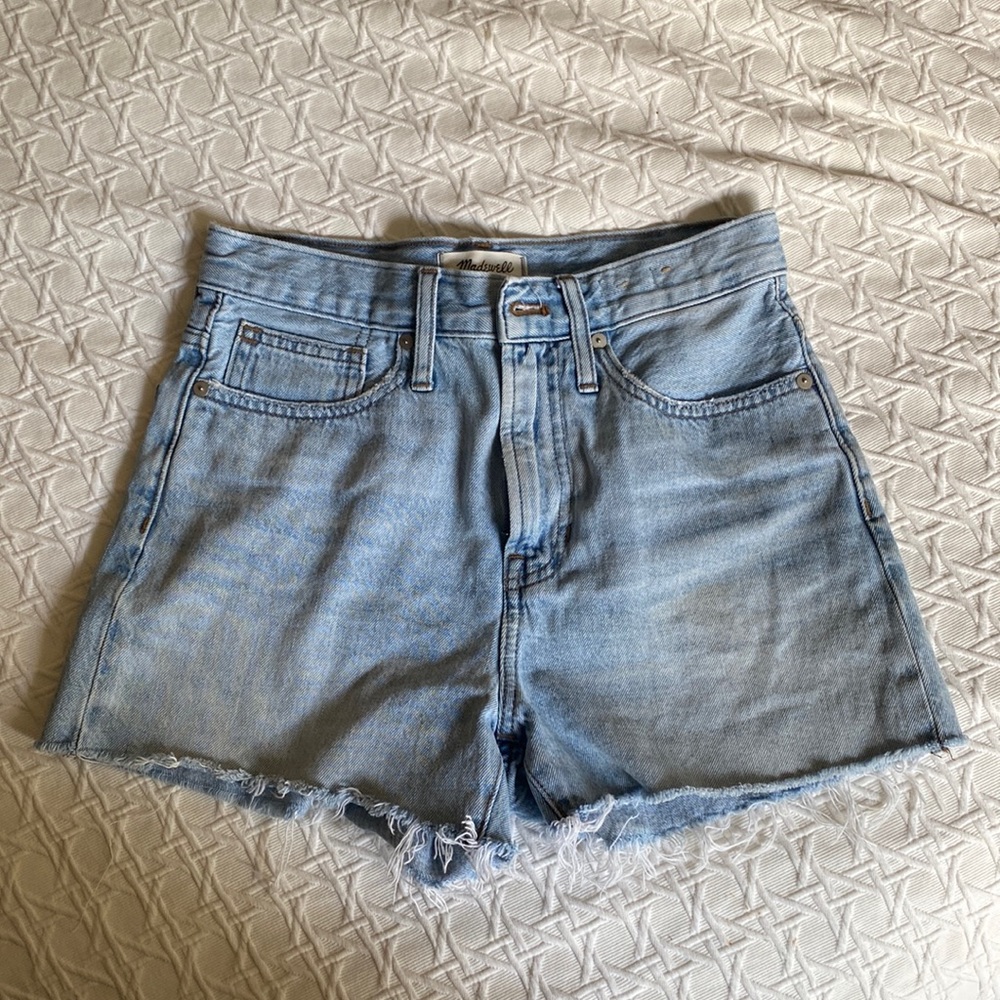 Madewell perfect vintage denim shorts